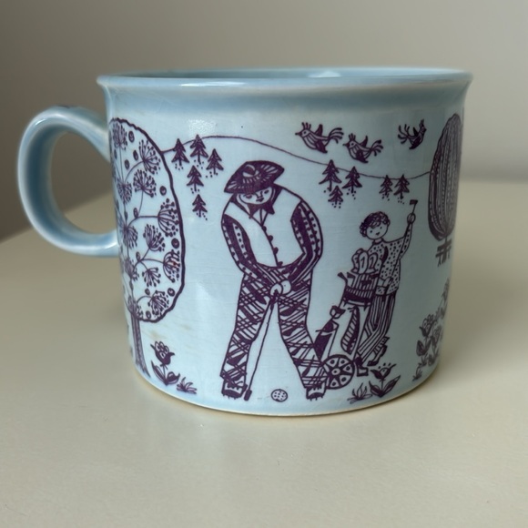 Vintage Stavangerflint Norway Kari Nyquist
Large coffee soup Mug Golfing Holiday - Picture 4 of 12